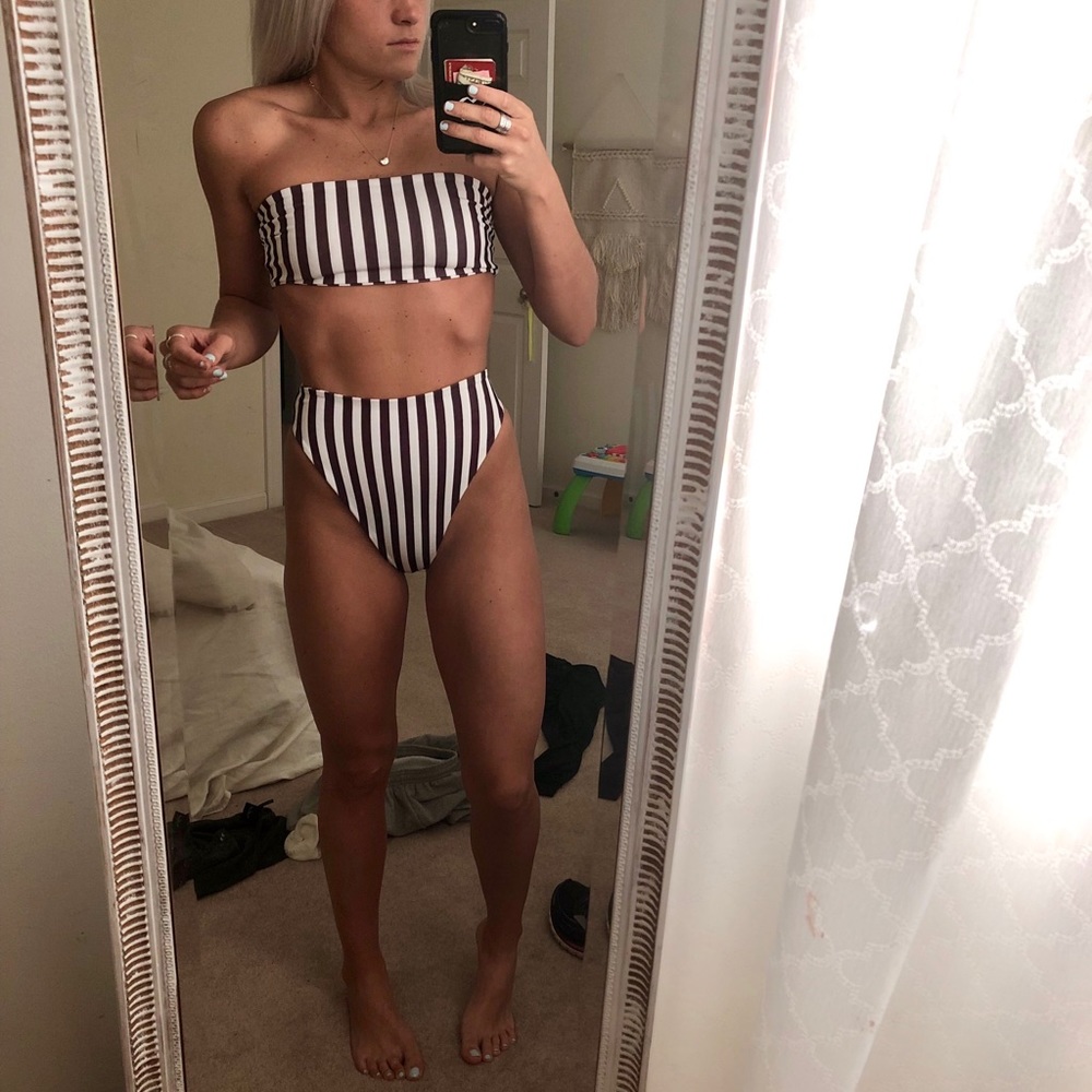 Misguided high waisted bikini